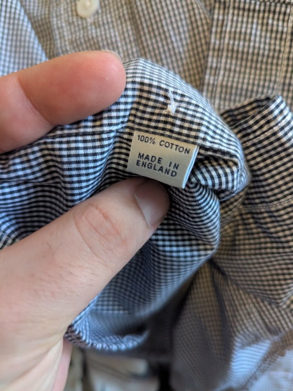 DRAKE'S - Classic check shirt - Sz 14.5 - Picture 8 of 8